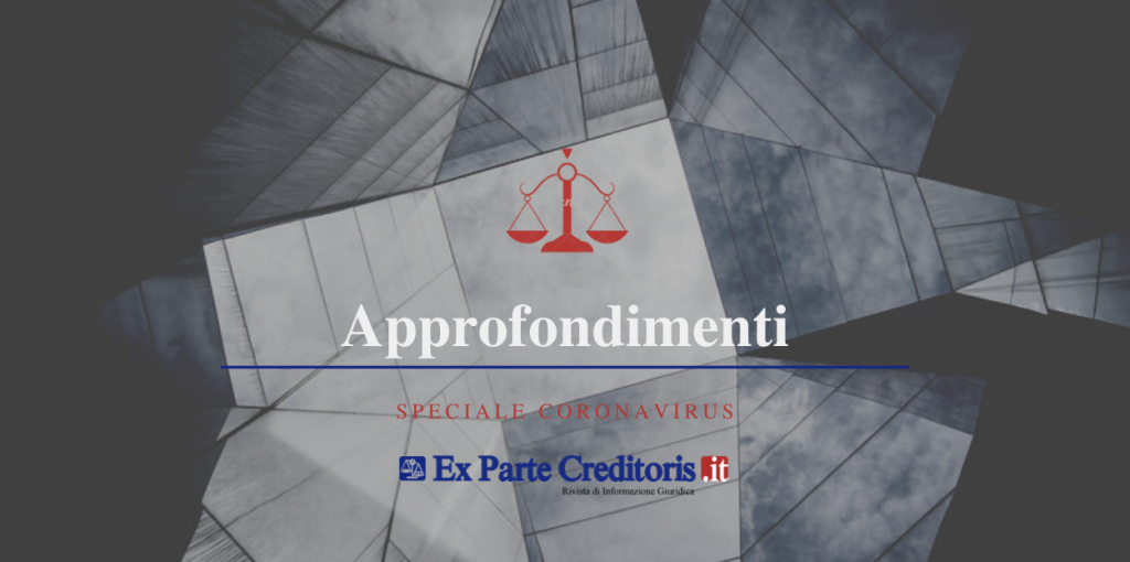 COVID-19 ED NPL: Ripartire (le somme) per “ripartire”